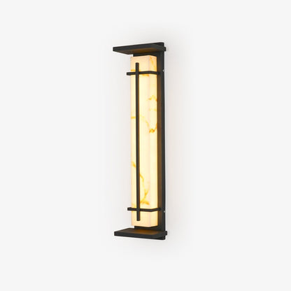 STRAVO | Applique Murale d’Extérieur – Acier Inoxydable & Marbre – LED Intégrée – IP65 – 3 Tailles & Couleurs