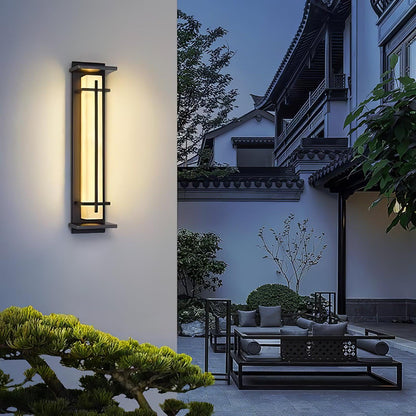 STRAVO | Applique Murale d’Extérieur – Acier Inoxydable & Marbre – LED Intégrée – IP65 – 3 Tailles & Couleurs
