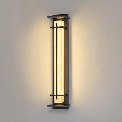 STRAVO | Applique Murale d’Extérieur – Acier Inoxydable & Marbre – LED Intégrée – IP65 – 3 Tailles & Couleurs
