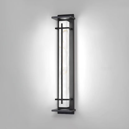 STRAVO | Applique Murale d’Extérieur – Acier Inoxydable & Marbre – LED Intégrée – IP65 – 3 Tailles & Couleurs
