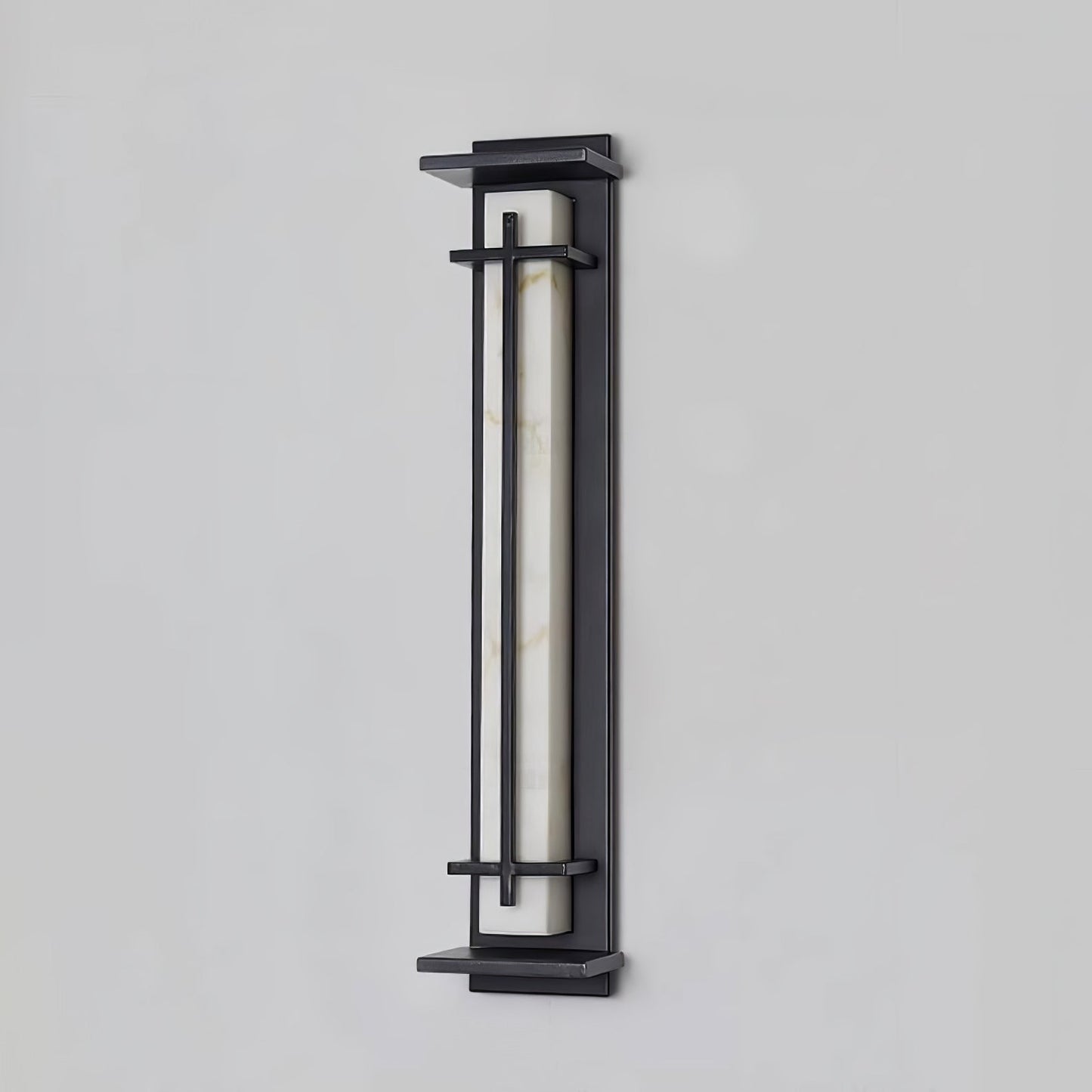 STRAVO | Applique Murale d’Extérieur – Acier Inoxydable & Marbre – LED Intégrée – IP65 – 3 Tailles & Couleurs