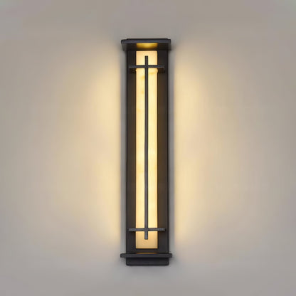 STRAVO | Applique Murale d’Extérieur – Acier Inoxydable & Marbre – LED Intégrée – IP65 – 3 Tailles & Couleurs