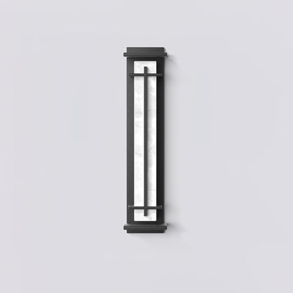 STRAVO | Applique Murale d’Extérieur – Acier Inoxydable & Marbre – LED Intégrée – IP65 – 3 Tailles & Couleurs