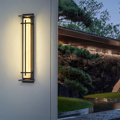 STRAVO | Applique Murale d’Extérieur – Acier Inoxydable & Marbre – LED Intégrée – IP65 – 3 Tailles & Couleurs