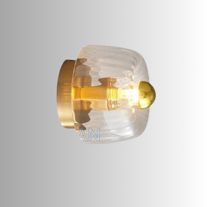 LUNERA – Applique Murale LED | Style Bauhaus Scandinave | Métal & Verre | Blanc Chaud | 8W | 30 cm