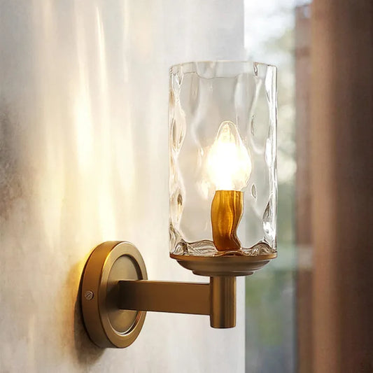 Vintage Charm Glass Wall Light - Lumière murale en verre vintage