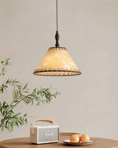 WoodLumière – Suspension Élégante en Bois