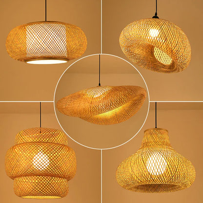 BambooLuxe – Luminaire en rotin écologique