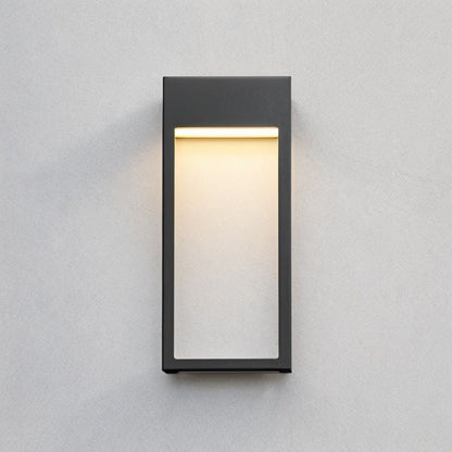 NoctaLux – Applique Murale Moderne en Acier Inoxydable | LED | IP55 | Pour Extérieur