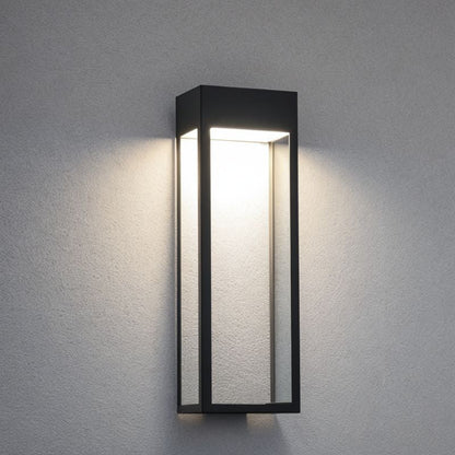 NoctaLux – Applique Murale Moderne en Acier Inoxydable | LED | IP55 | Pour Extérieur