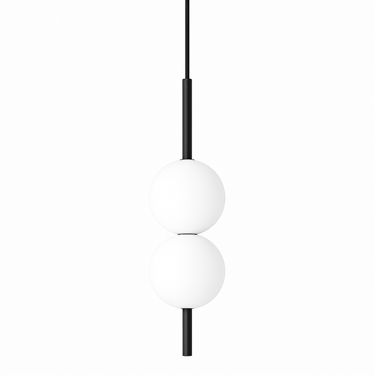 Glazora – Suspension Moderne avec Globe en Verre | LED Chaud | Ø10cm