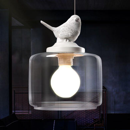 Aviary | Suspension Décorative Inspirée des Oiseaux – Verre & Pierre – Design Naturel et Moderne