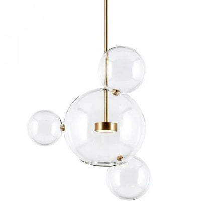 Bubble – Suspension à Boules Modernes en Verre et Métal – Éclairage LED Design