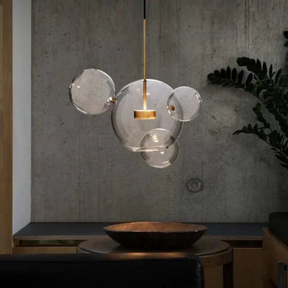 Bubble – Suspension à Boules Modernes en Verre et Métal – Éclairage LED Design