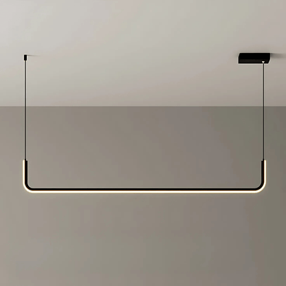 Lumivault | Suspension Moderne – Noir ou Doré – LED Dimmable – Pour Salle à Manger ou Cuisine