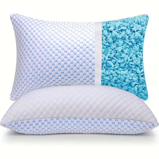 ChillPillow | Coussin en Mousse Rafraîchissant avec Housse en Bambou Lavable