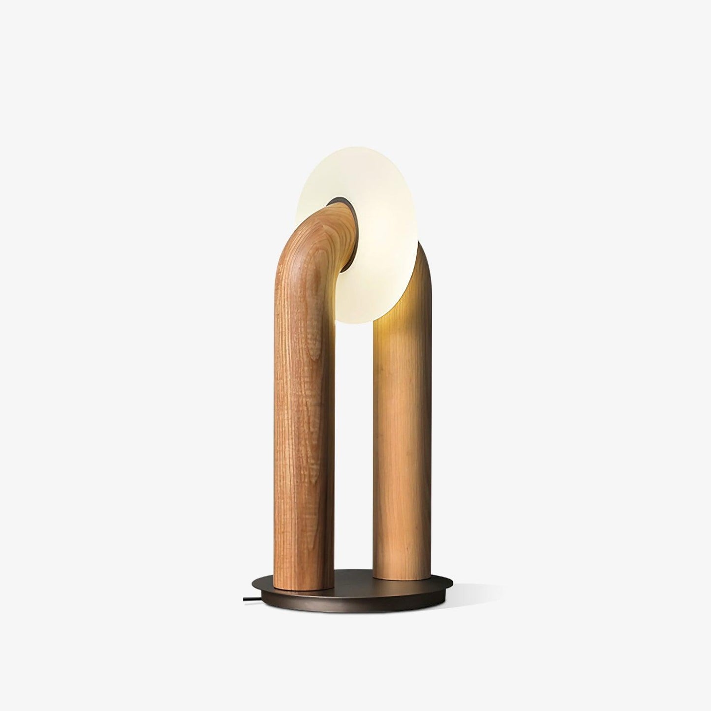 Archtouch | Lampe de Table Sans Fil – Bois & Acrylique – LED Tactile 3 Modes