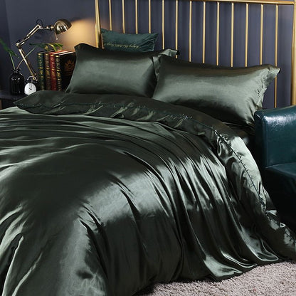 SilkLuxe | Parure de Lit Satinée – Confort de Sommeil Luxueux