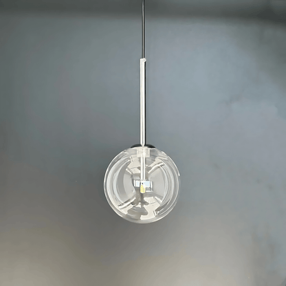Suspension Élégante avec Globe en Verre