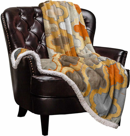 MarocChic | Plaid Cachemire Vintage Abstrait