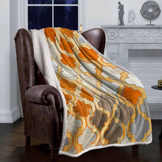 MarocChic | Plaid Cachemire Vintage Abstrait