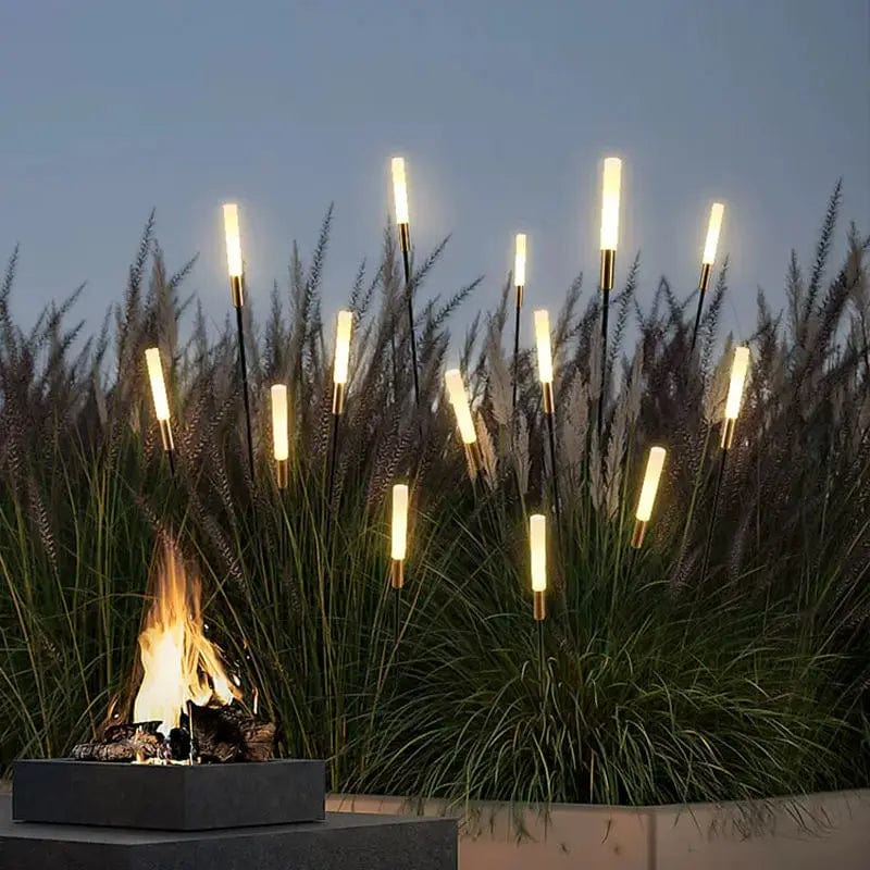 SolarReed – Lampe d'extérieur en forme de roseau à énergie solaire