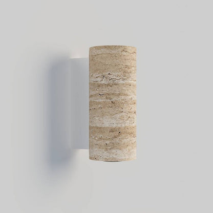 Travilo – Applique Murale en Travertin | Design Moderne | Lumière LED Chaude
