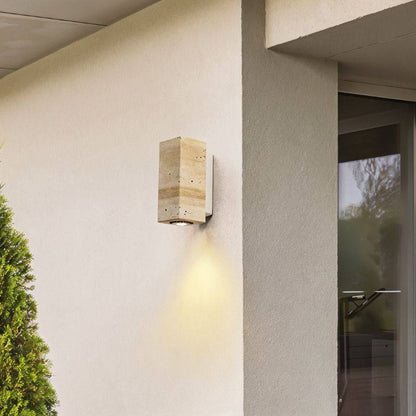 Travilo – Applique Murale en Travertin | Design Moderne | Lumière LED Chaude