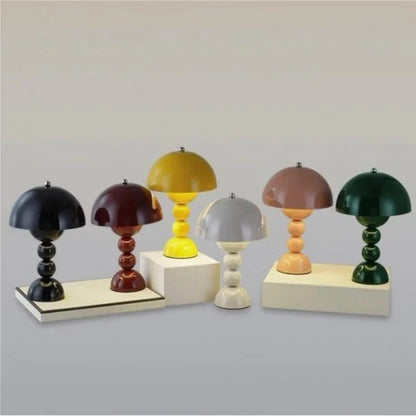 FleurGlow | Lampe de Table Portable & Polyvalente avec Design Macaron