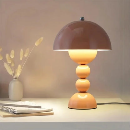 FleurGlow | Lampe de Table Portable & Polyvalente avec Design Macaron