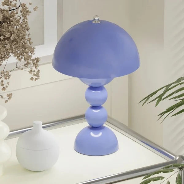 FleurGlow | Lampe de Table Portable & Polyvalente avec Design Macaron