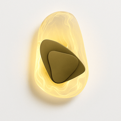 Crystella – Applique Murale en Verre et Fer | Lumière LED d’Ambiance