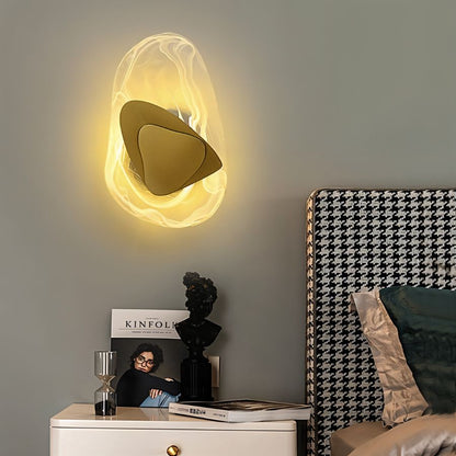 Crystella – Applique Murale en Verre et Fer | Lumière LED d’Ambiance