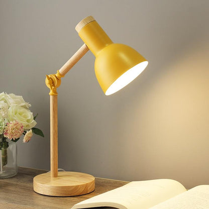 NordicGlow | Lampe de table scandinave en bois