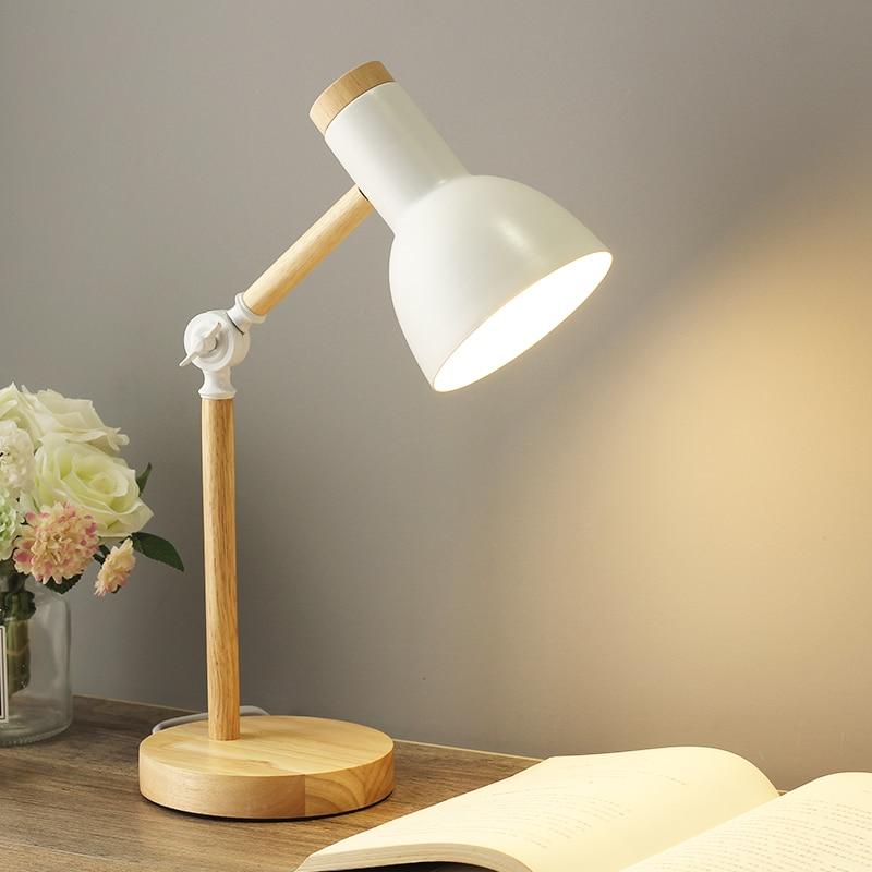 NordicGlow | Lampe de table scandinave en bois