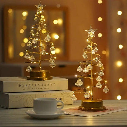 CharmingTree – Sapin de Noël LED en Cristal Acrylique Éclairé