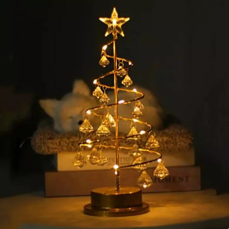 CharmingTree – Sapin de Noël LED en Cristal Acrylique Éclairé