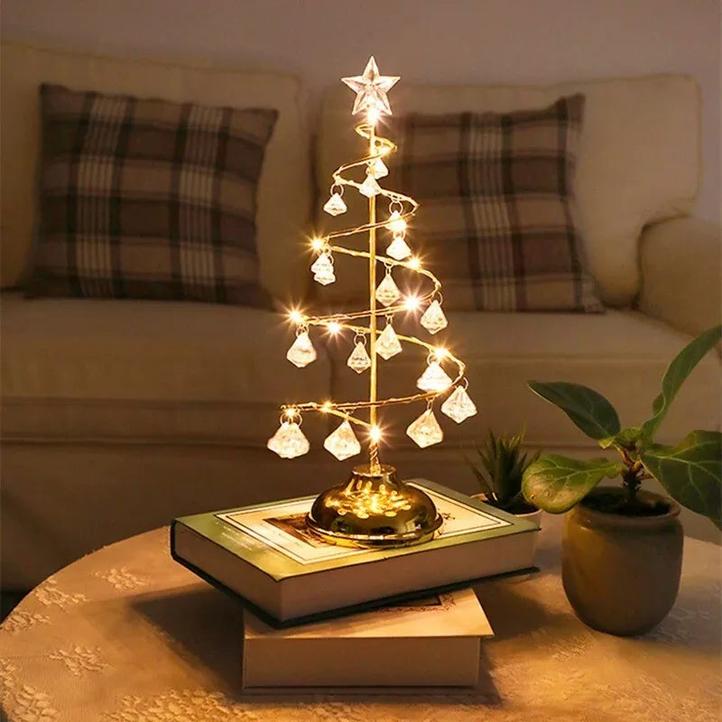 CharmingTree – Sapin de Noël LED en Cristal Acrylique Éclairé