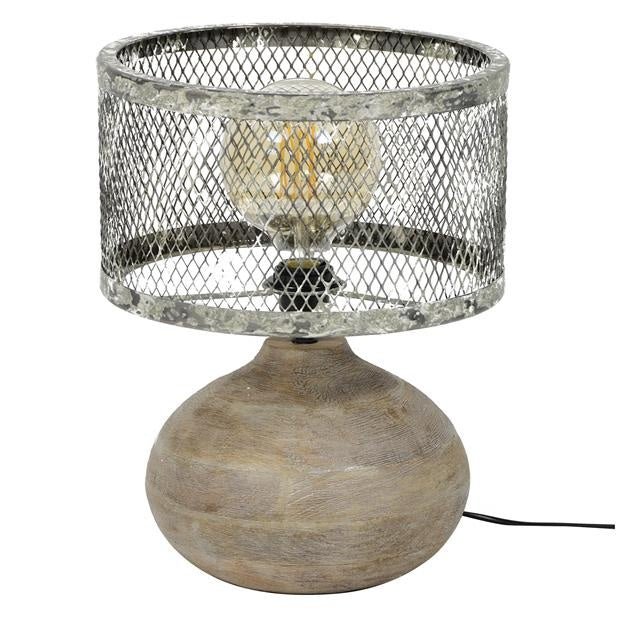 BernadetteLamp | Lampe de Table Design en Bois et Métal – Style Moderne & Chic Scandinave