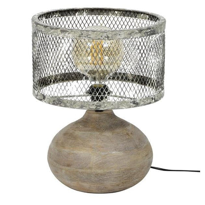 BernadetteLamp | Lampe de Table Design en Bois et Métal – Style Moderne & Chic Scandinave