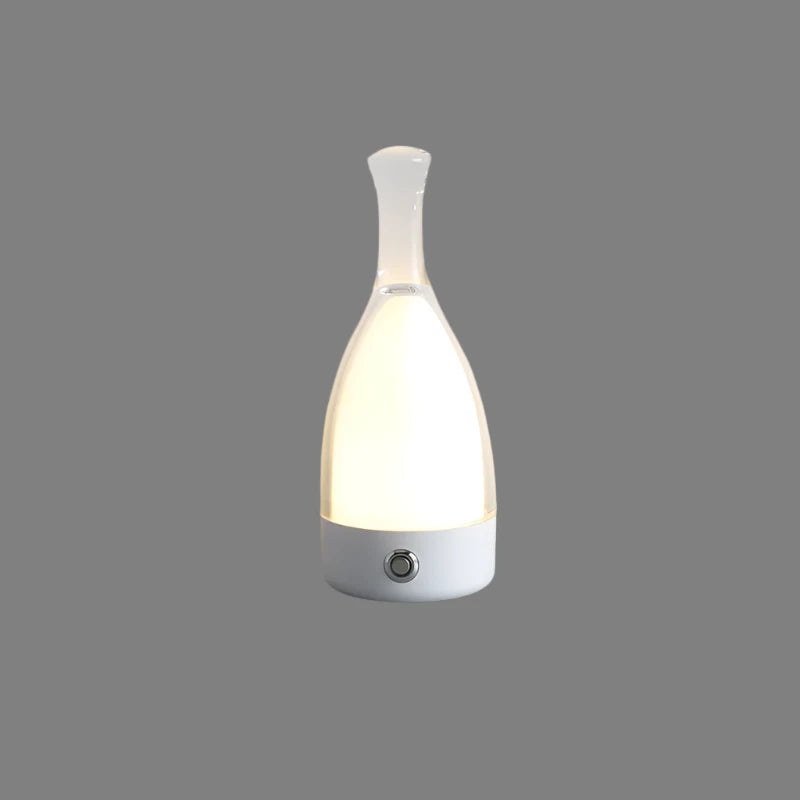 Bottlenight | Éclairage Rechargeable Élégant – Lampe en Forme de Bouteille