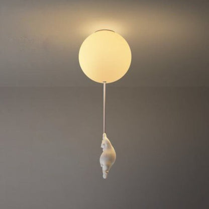 Up – Plafonnier Ballon Ourson | Lampe Enfant | LED | 4 Tailles