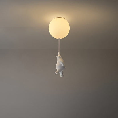 Up – Plafonnier Ballon Ourson | Lampe Enfant | LED | 4 Tailles