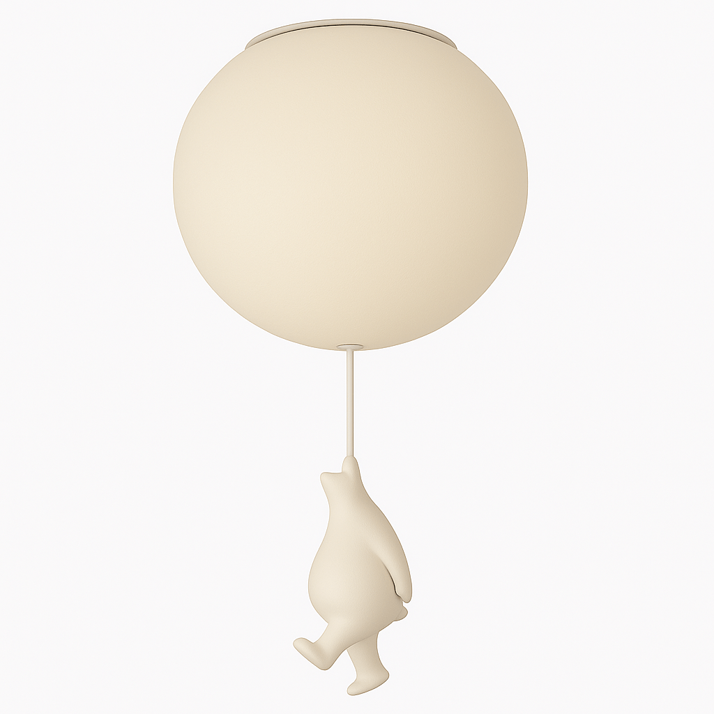 Up – Plafonnier Ballon Ourson | Lampe Enfant | LED | 4 Tailles