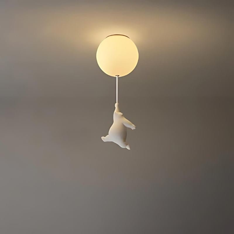 Up – Plafonnier Ballon Ourson | Lampe Enfant | LED | 4 Tailles