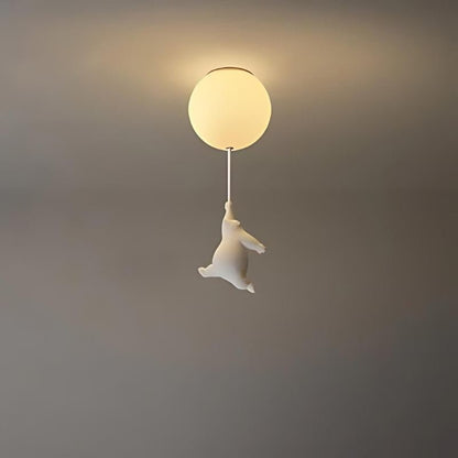 Up – Plafonnier Ballon Ourson | Lampe Enfant | LED | 4 Tailles