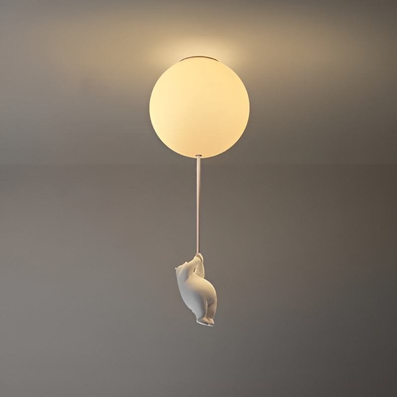Up – Plafonnier Ballon Ourson | Lampe Enfant | LED | 4 Tailles