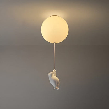 Up – Plafonnier Ballon Ourson | Lampe Enfant | LED | 4 Tailles