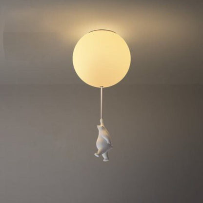 Up – Plafonnier Ballon Ourson | Lampe Enfant | LED | 4 Tailles
