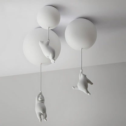 Up – Plafonnier Ballon Ourson | Lampe Enfant | LED | 4 Tailles